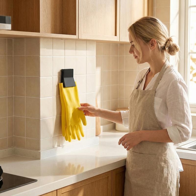 グローブオーガナイザークリップ 壁掛けゴム製グローブフック  - Rubber Glove Cleaning のレビューと価格
