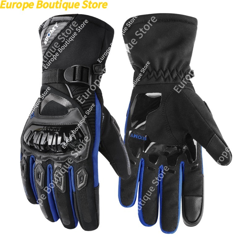 防水防風ノンスリップ冬用オートバイグローブ断熱耐摩耗性拡張カ - Winter Glove Insulated のレビューと価格
