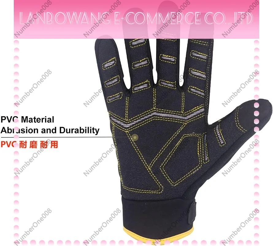 レベル6耐切創手袋、PVC耐摩耗手袋、TPR耐衝撃タッチスク - Work Glove Impact のレビューと価格