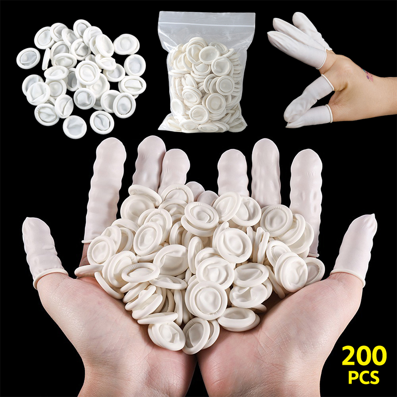 使い捨てラテックスゴム指サック,指プロテクター,指カバー,ハ - Latex Disposable Glove のレビューと価格