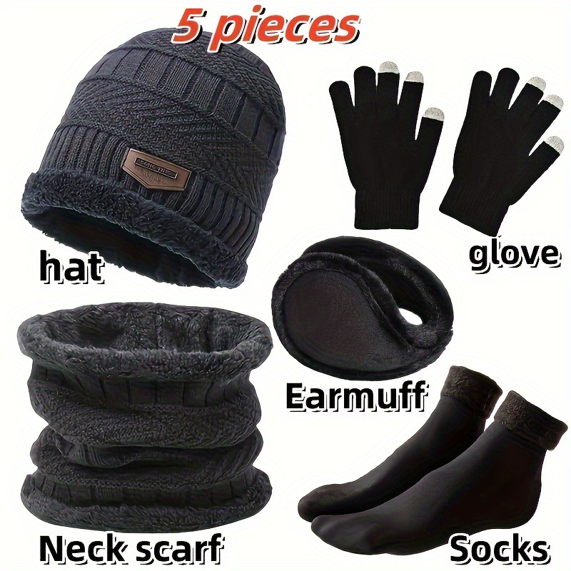 メンズウィンターハット、アウトドアウィンタースカーフ、手袋、 - Winter Glove Insulated のレビューと価格