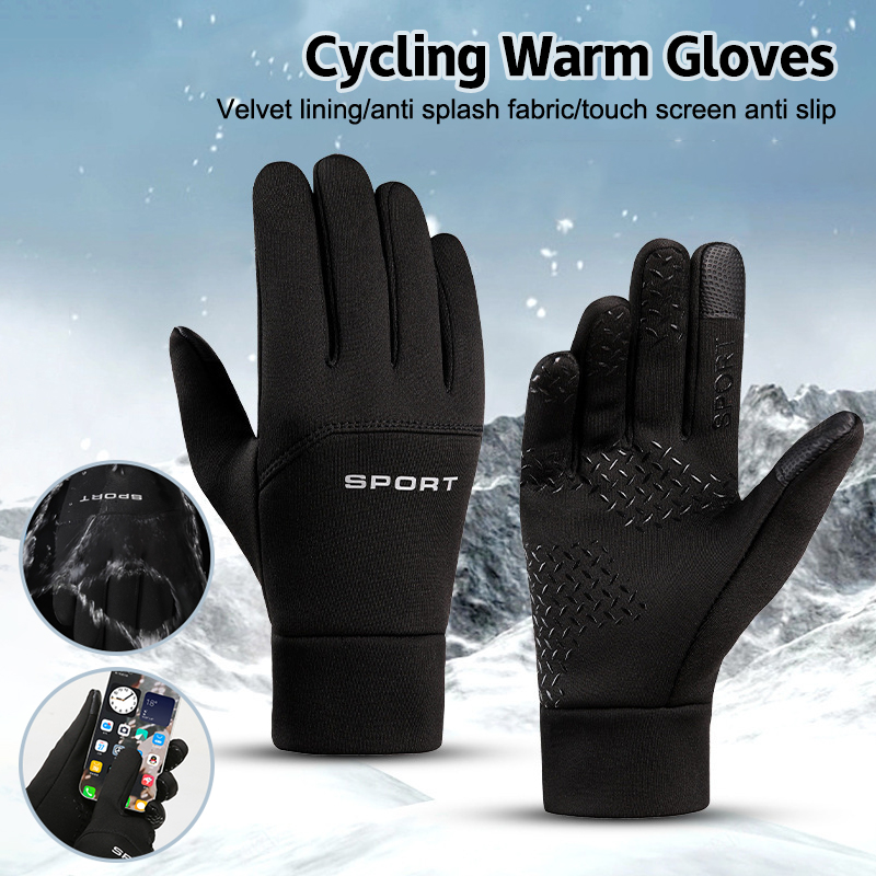 新しい冬のアウトドアスポーツランニンググローブ暖かいタッチス - Magic Touch Glove のレビューと価格