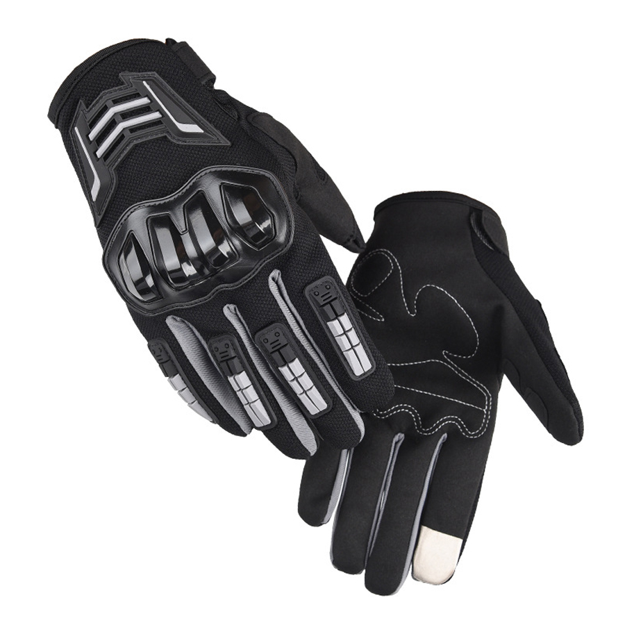 オートバイ手袋夏ハードナックル乗馬手袋タッチスクリーンバイク - Motorcycle Glove Knuckle のレビューと価格