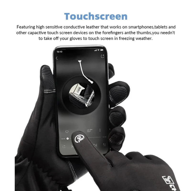 冬用手袋 -40 ℃   防水サーマルタッチスクリーン防風保 - Ski Glove Waterproof のレビューと価格