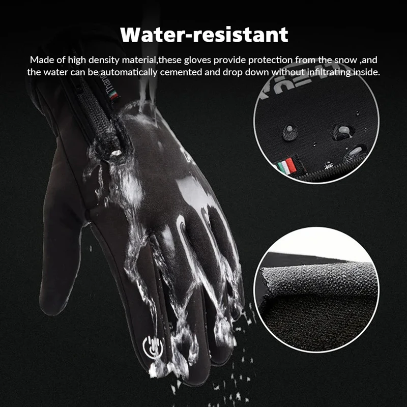 冬用手袋 -40 ℃   防水サーマルタッチスクリーン防風保 - Ski Glove Waterproof のレビューと価格