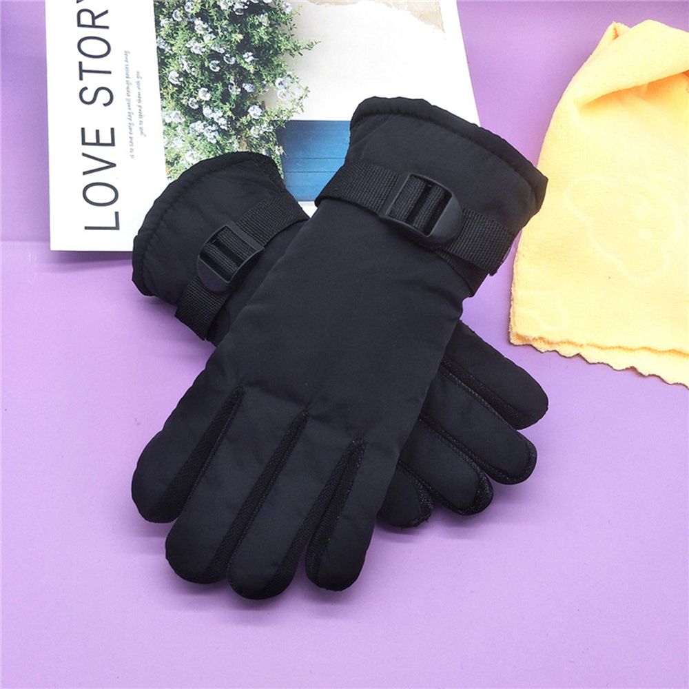 新しい子供大人の冬の雪暖かい手袋少年少女スキースノーボード防 - Ski Glove Waterproof のレビューと価格