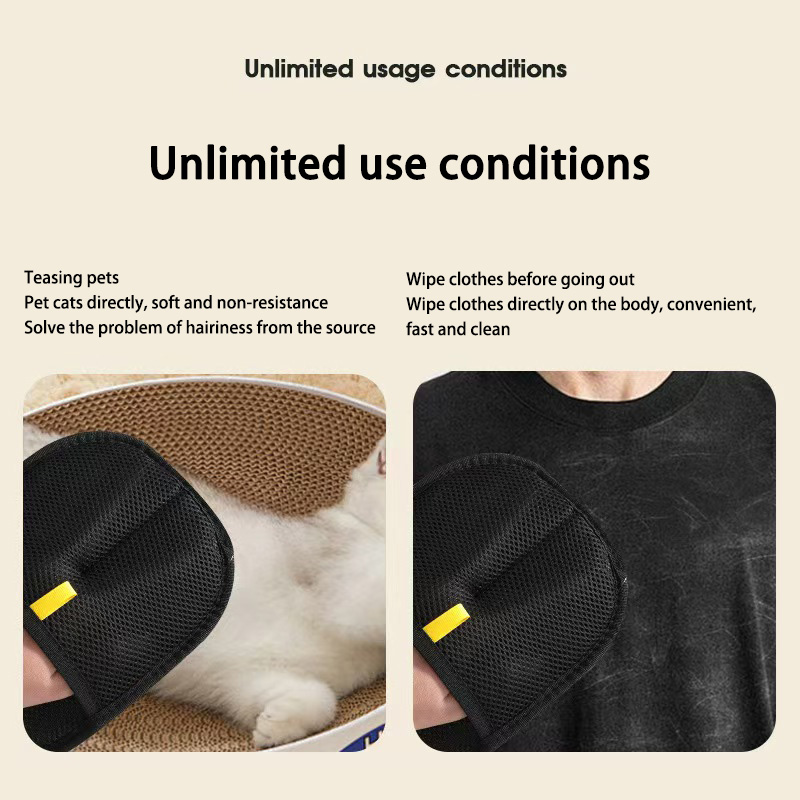2-in-1 再利用可能なペットグルーミンググローブ - 静 - Rubber Glove Cleaning のレビューと価格