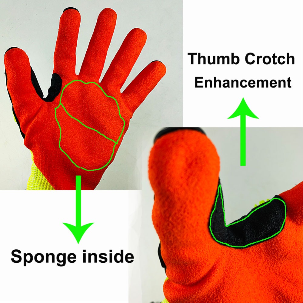 Nm安全作業,切断耐性,5レベル,タッチ振動,衝撃保護,卸売 - Work Glove Impact のレビューと価格