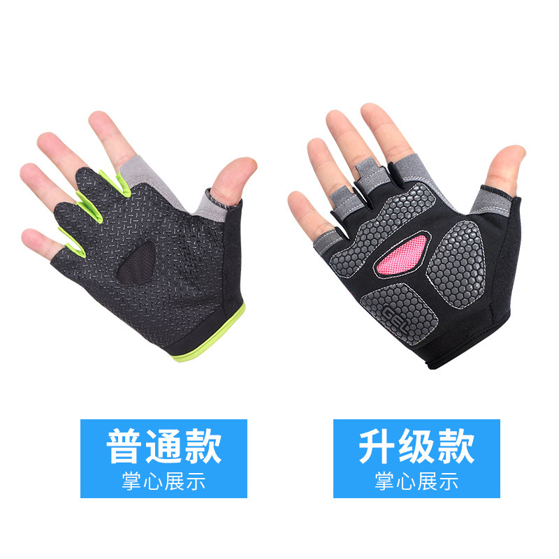 通気性ハーフフィンガージムグローブ男性女性ワークアウト重量挙 - Workout Glove Gym のレビューと価格