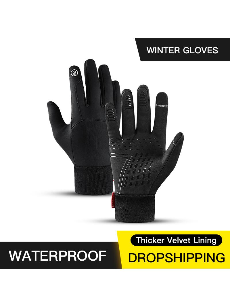 ホット販売冬のアウトドアスポーツランニンググローブ暖かいタッ - Magic Touch Glove のレビューと価格