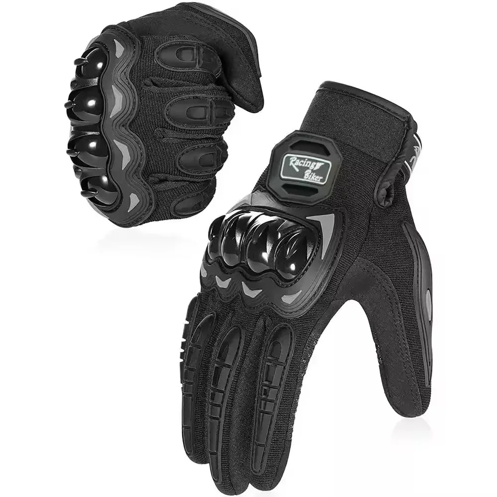 夏のオートバイ乗馬手袋通気性ハードナックルタッチスクリーン互 - Motorcycle Glove Knuckle のレビューと価格