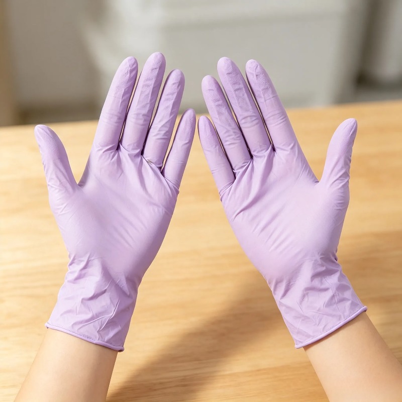 50枚入り ニトリル検査用手袋 使い捨て パープルライラック - Exam Glove Nitrile のレビューと価格